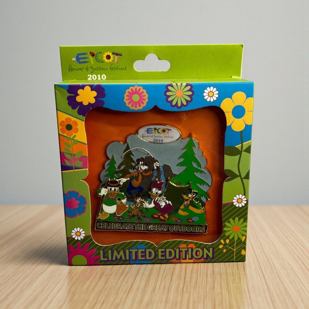 Disney Epcot Flower and Garden Festival Jumbo Pin From 2010